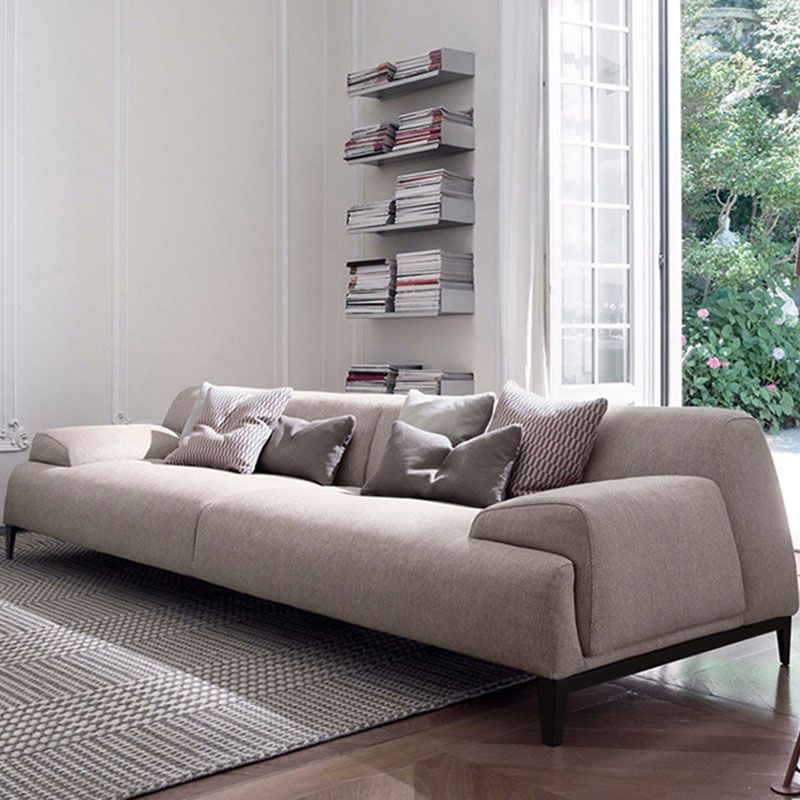 Tight Back Recessed Arm Sofa for Apartment and Living Room,86.61" L