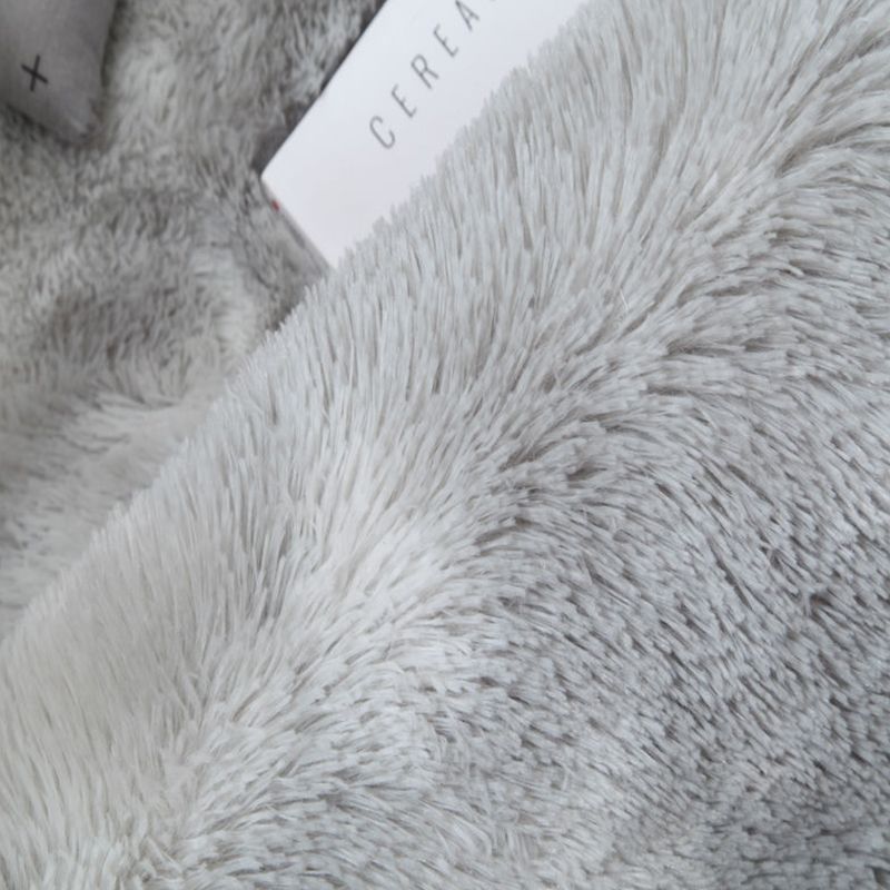 Alfombra de poliéster moderno de color rosa claro alfombra de respaldo de tipe-dye para sala de estar para sala de estar