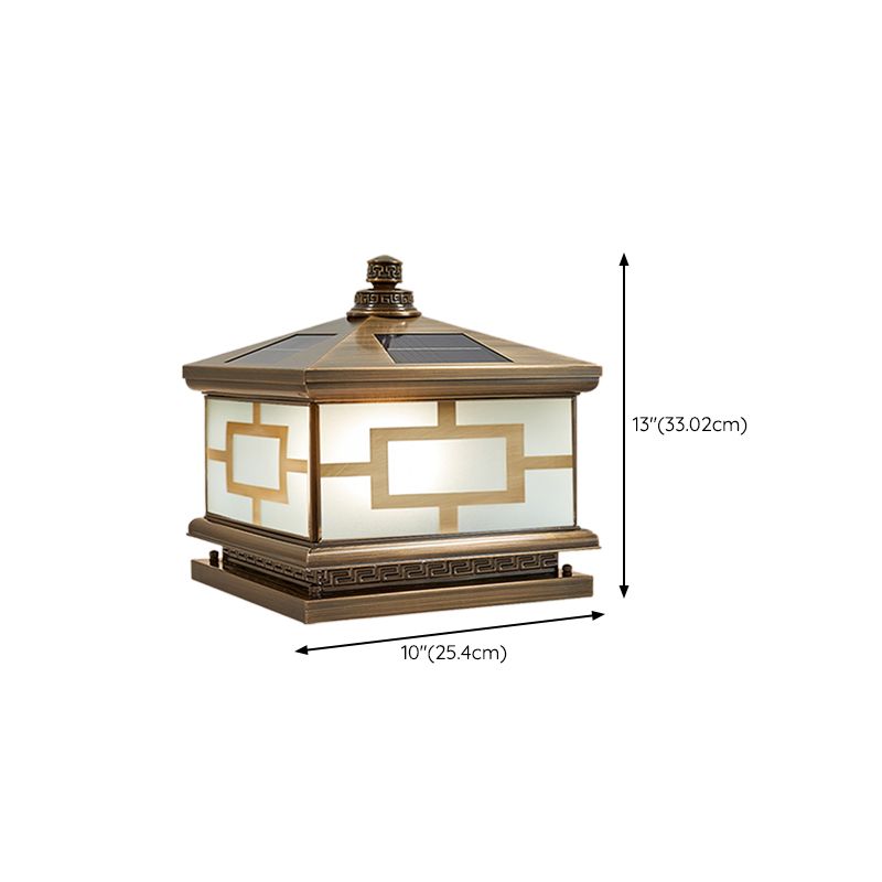 Household Pillar Light Creative LED Solar Lighting Fixture for Backyard