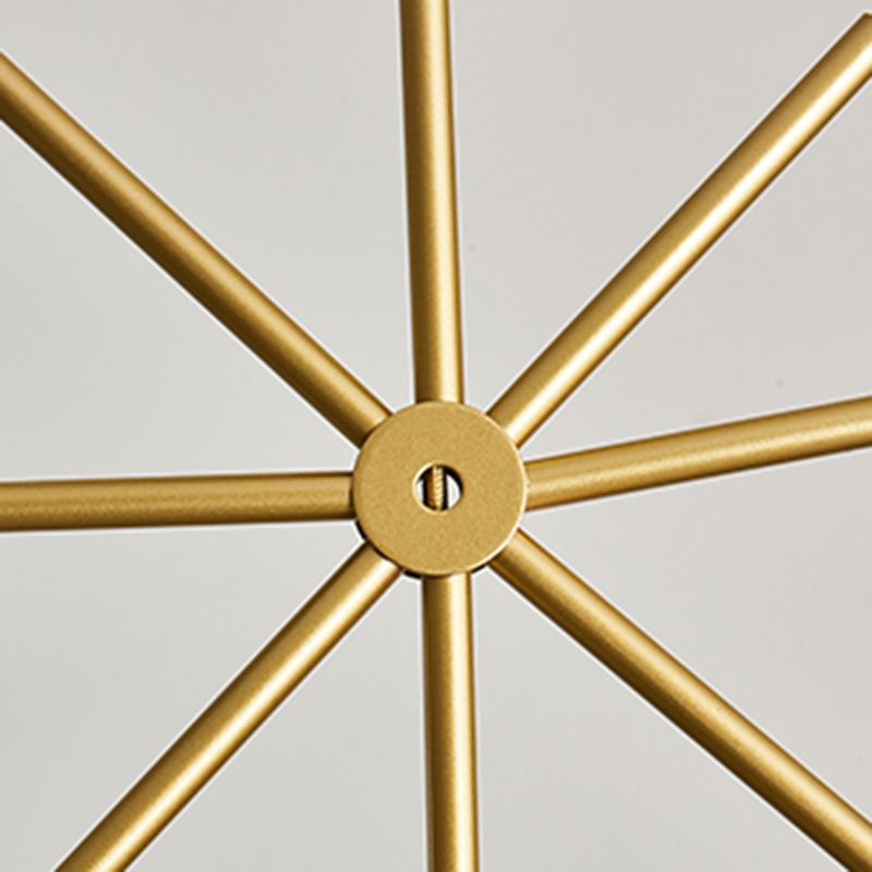 Gold Island Lights Contemporary Metal Island Ideas para cocina