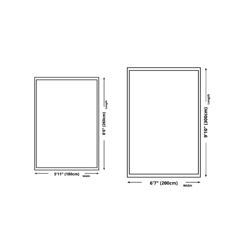 Dark Brown Modern Rug Polyester Pattern Rug Non-Slip Backing Rug for Living Room