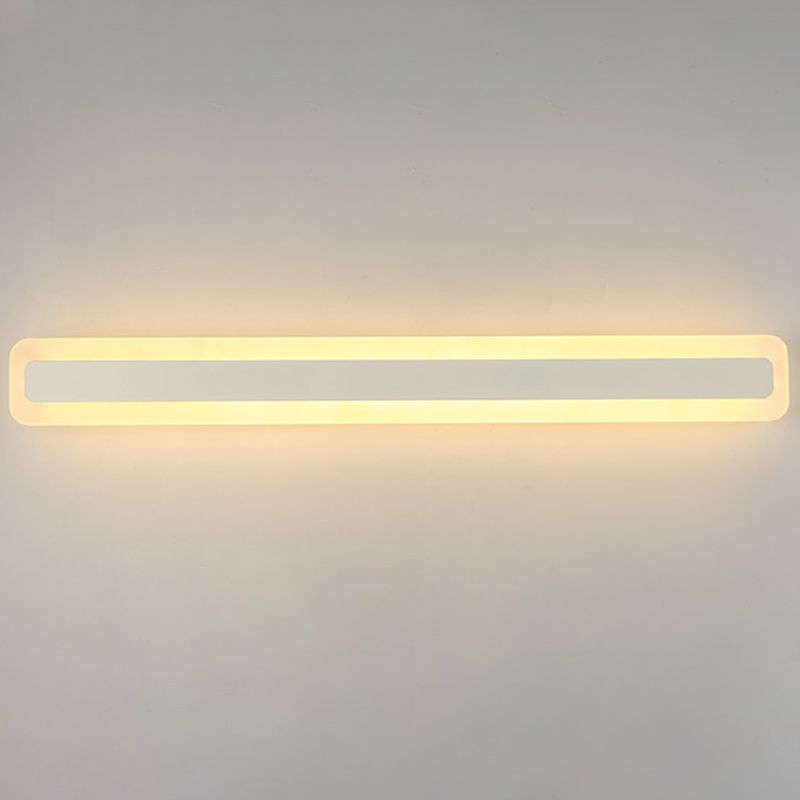 Rechthoekige LED ijdelheid lamp Moderne minimalistische stijl acryl single ijdelheid licht