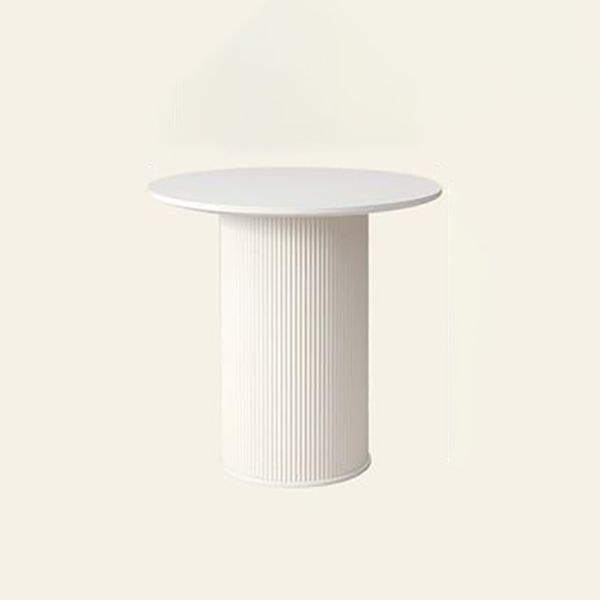 Scandinavian Pedestal Coffee Table Set Round Wooden Coffee Cocktail Table for Living Room