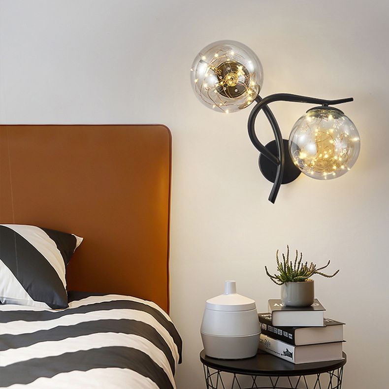 Creative Star Wall Mount Light 2 lumières de style atmosphère de style atmosphère Lumière pour la chambre