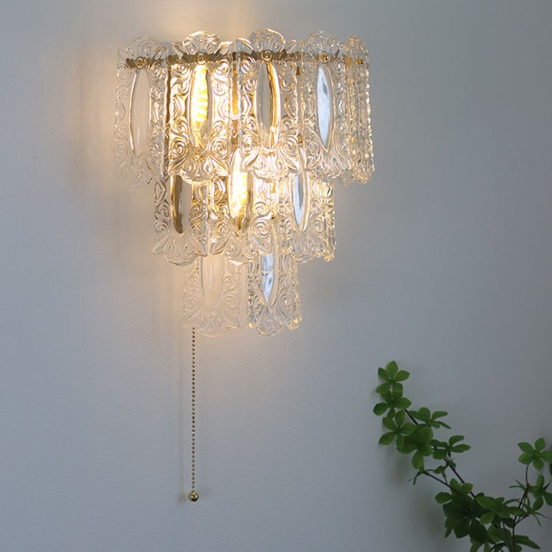 Nordic Wall Light Sconce Creative Glass Wall Light Fixture for Bedroom