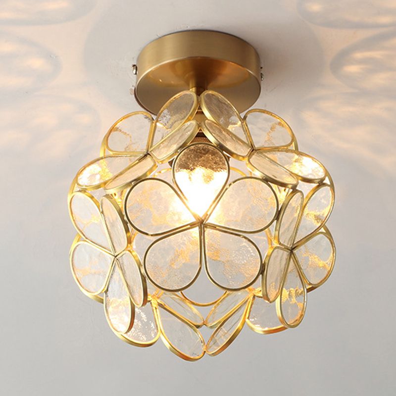 Creative Glass Ceiling Lamp Contemporary Flush Mount Light Fixture