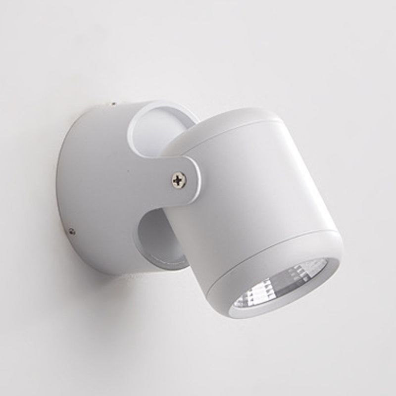 Modern Style Cylinder Wall Sconces Metal 1 Light Wall Mounted Reading Lights