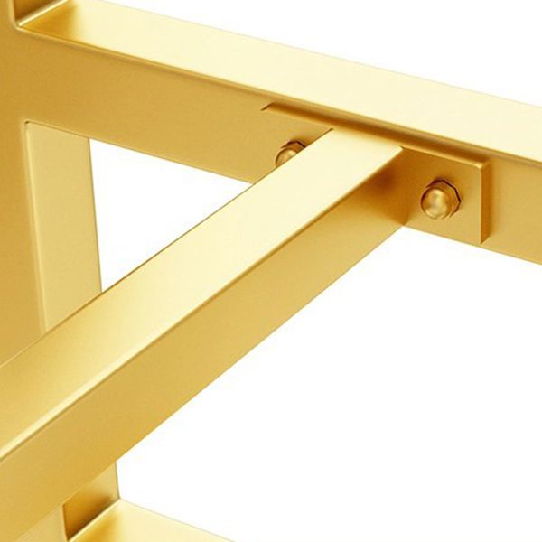 Glam 1/4/9 Pieces Bar Table Set Rectangle Counter Table with Stools for Milk Tea Shop