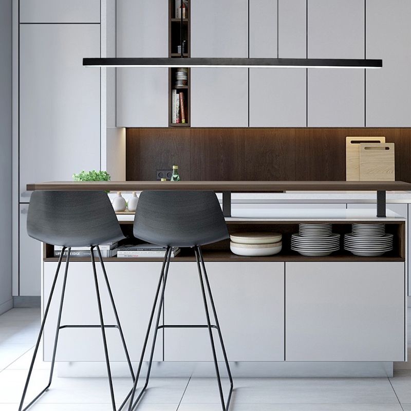 Nordic Modern Style Island Lamp Simple LED Ceiling Chandelier for Dine Room