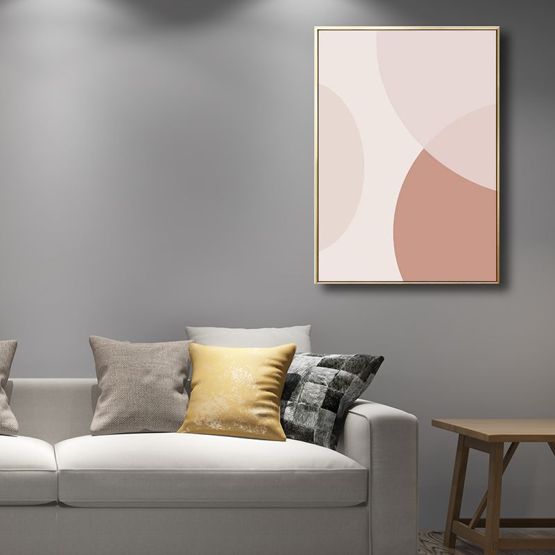 Illustration Wanddekoration im nordischen Stil abstrakt in Pastellfarbe, mehrere Größen erhältlich