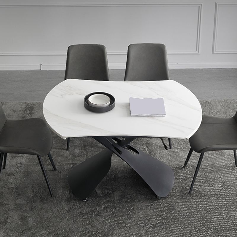 Slate Coffee Cocktail Table with Lift Top Contemporary X-Base