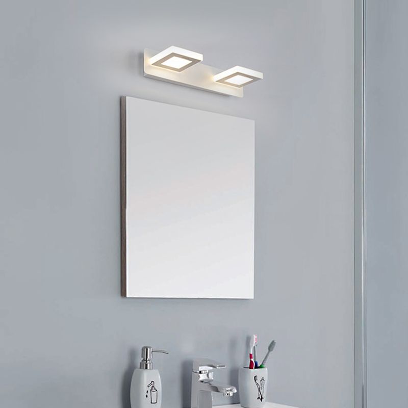 Lumo moderno a specchio a più head Stile moderno semplice lampada da toeletta per il bagno