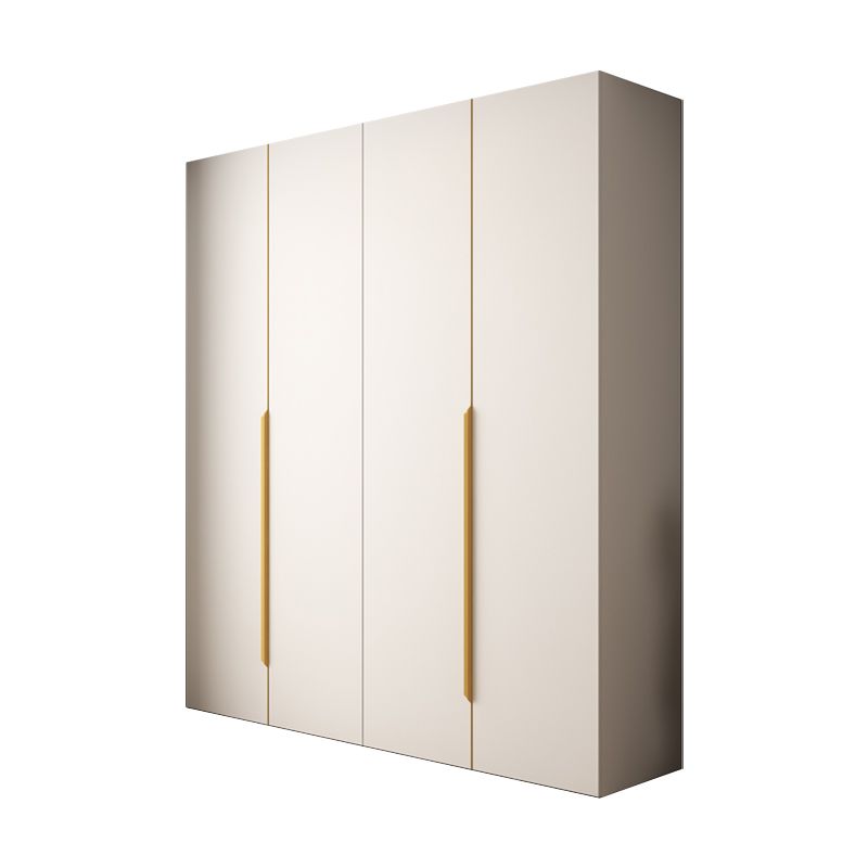 White Colour Wardrobe Contemporary Wooden Wardrobe Closet with Drawer