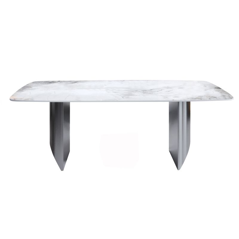 Rectangle Sintered Stone Dining Table Set 1/4/6/9 Pieces Dining Set for Kitchen