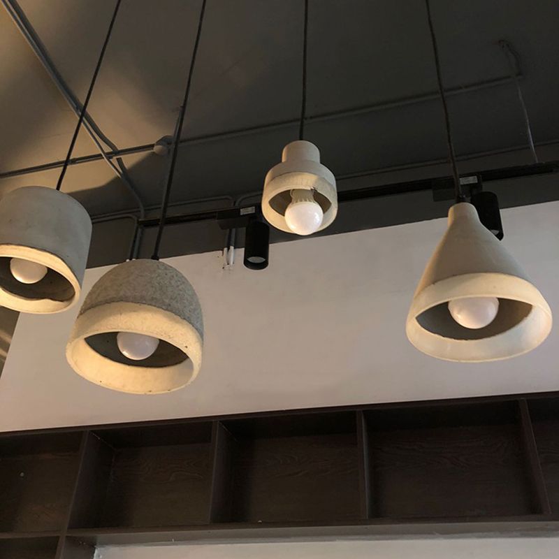 Cement hangende lichtkit eenvoud ophanging hanglamp voor woonkamer slaapkamer