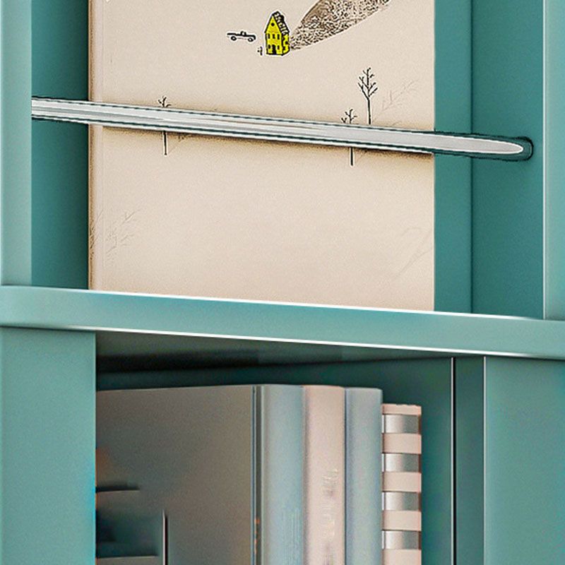 Engineered Wood Standard Bookcase Closed Back Scandinavian Bookshelf