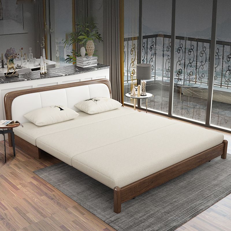 31" Wide Contemporary Futon Sofa Bed Cushion Back Futon Sleeper Sofa