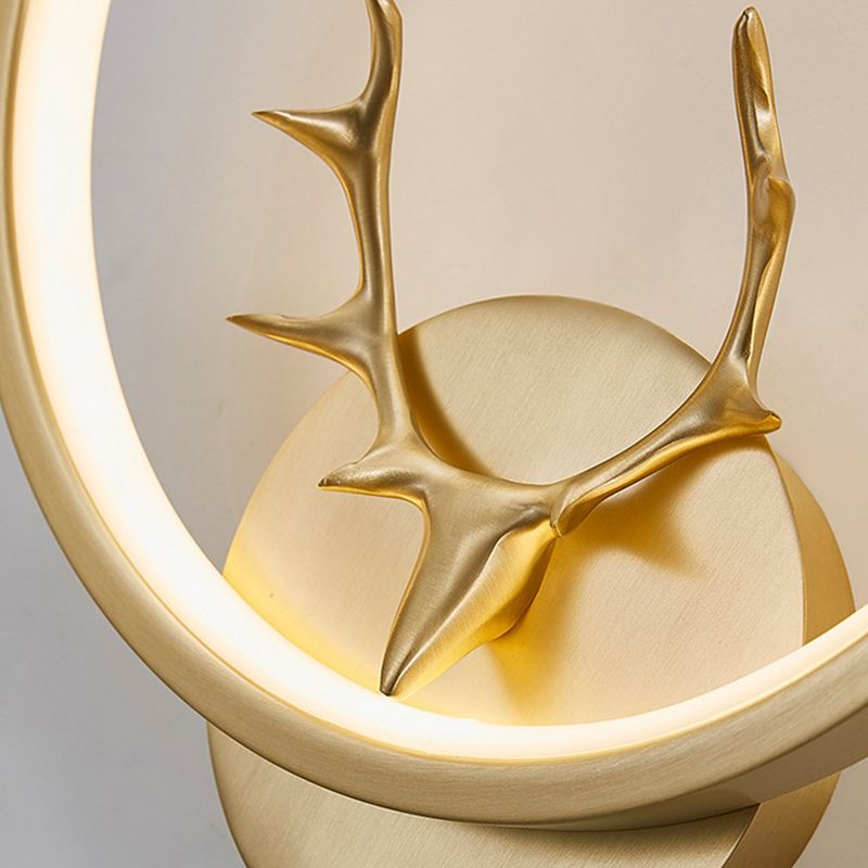 Metal Sconce Light Modern 1-Light Sconce Light Fixture for Bedroom
