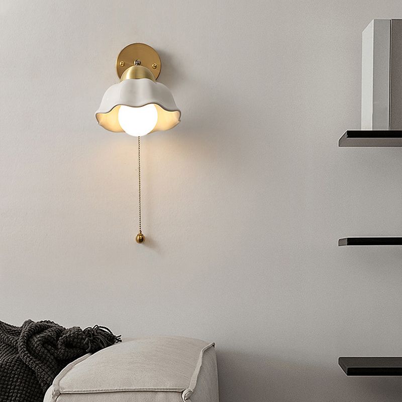 Modern Wall Lighting Fixtures 1 Light Flush Mount Wall Sconce for Dining Room