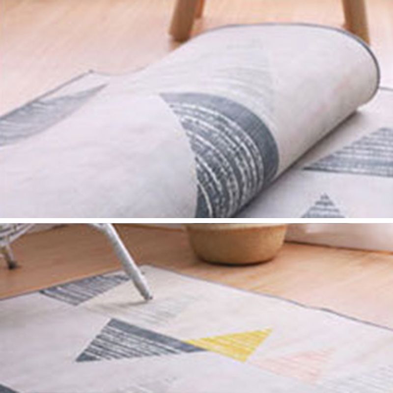 Meerkleurig geometrisch designtapijt Eigentijds decoratief binnentapijt Polyester antislip tapijt voor huisdecoratie