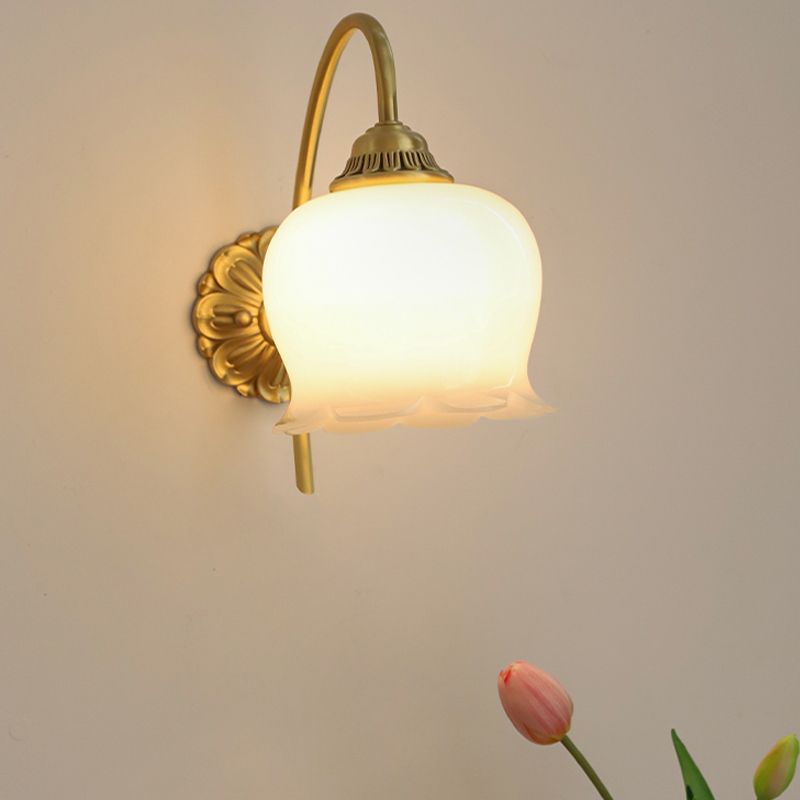 Resin Shade Wall Lights Modern Style Wall Mounted Sconce for Bedroom