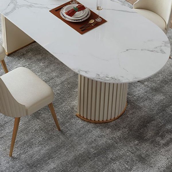 Oval Shape Dining Room Table Luxury Double Pedestal Kitchen Table