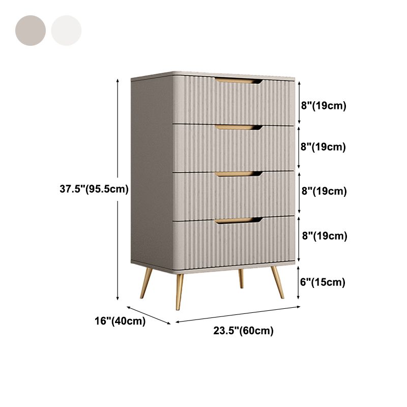 Modern Engineered Wood Credenza Stone Countertop Buffet Table with Drawer for Living Room