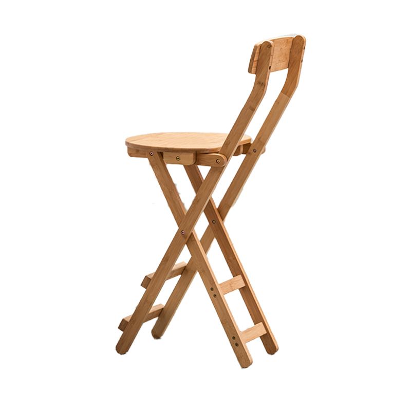 Nordic Style Armless Wood Barhocker Klapphocker für Esszimmer