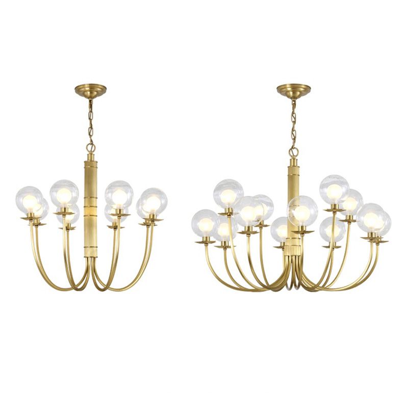 2 bulbos Cantidad Candelier opcional Tono de vidrio transparente Estilos modernos para dormitorio de comedor