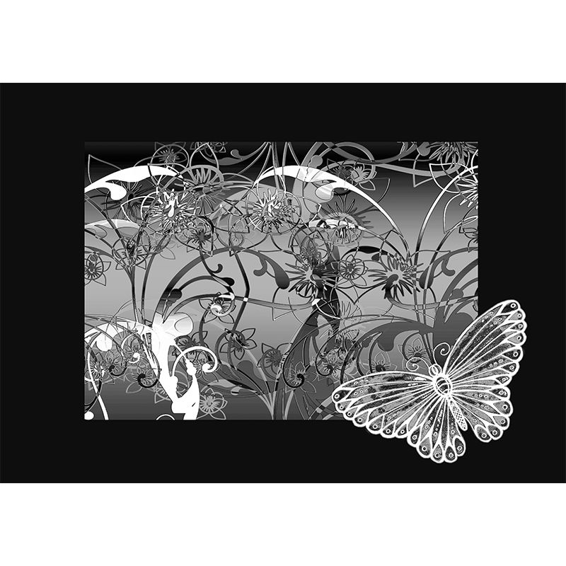 Environment Friendly Wall Mural Wallpaper Butterfly Sitting Room Wall Mural