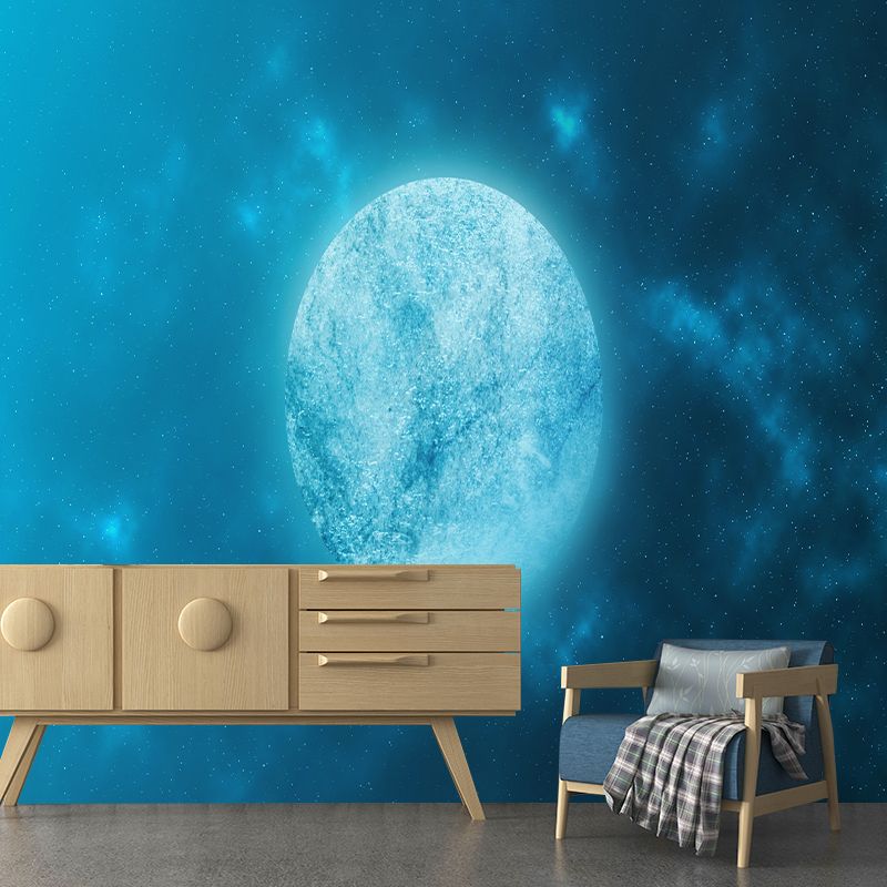 Outer Space Mural Stain Resistant Wall Art for Living Room, Made to Measure