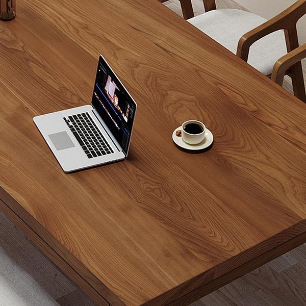 Modern Solid Wood Dining Table 4 Legs Dining Table for Dining Room