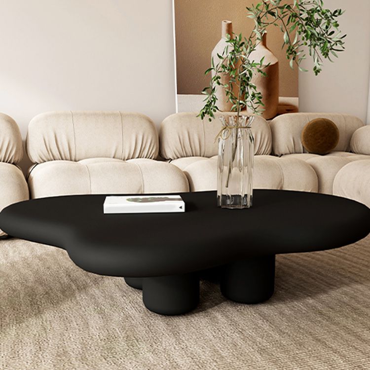 Scandinavian 3 Legs Coffee Table Free form Wooden Coffee Table for Home