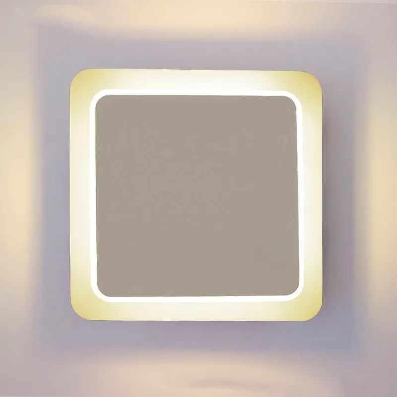 Luz de pared de estilo moderno de forma cuadrada LED acrílico LEDPLACHE para comedor de escaleras