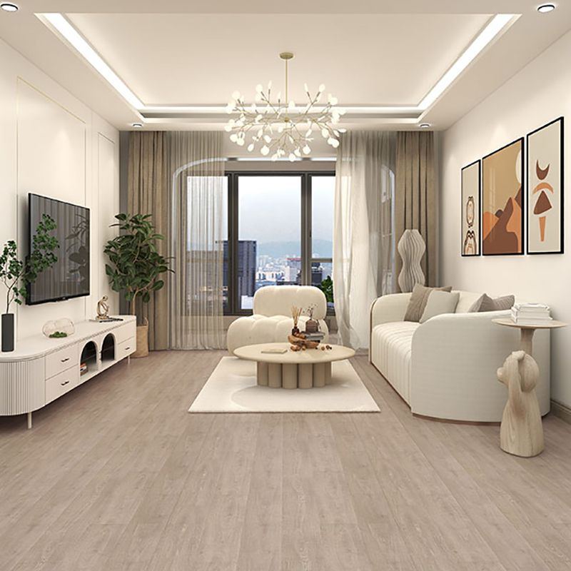 Natural Finish Laminate Flooring Scratch Resistance Smooth Laminate Plank Flooring