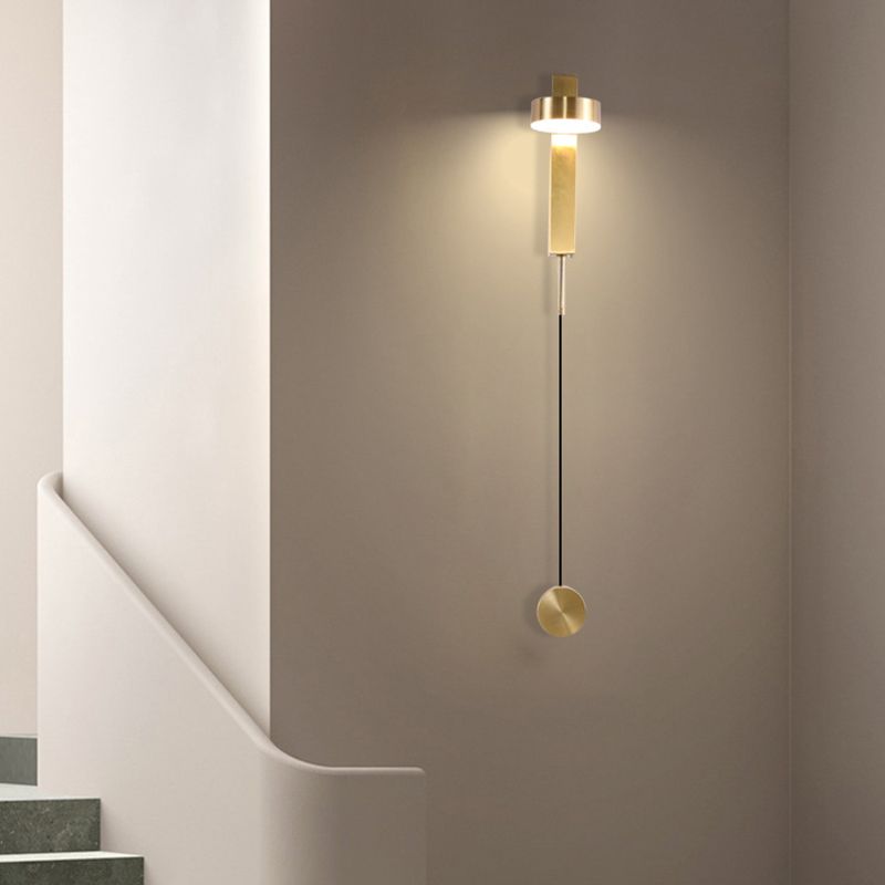 Runde Form Metall Wandleuchter moderner Stil mit einer Lichtwandhalterung Beleuchtung