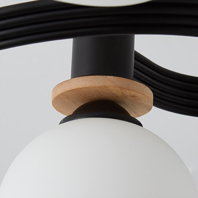 Glasgeometrische Form spüle Deckenleuchte modern