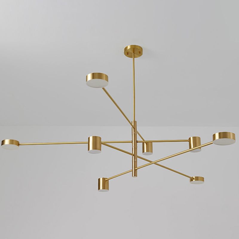 Acrylic Contemporary Pendant Lighting Fixtures Bronze Sputnik Hanging Lights