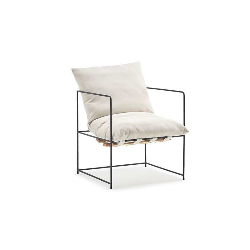 25.5" L x 25.5" W x 25.5" H Arms Included Chair for Living Room