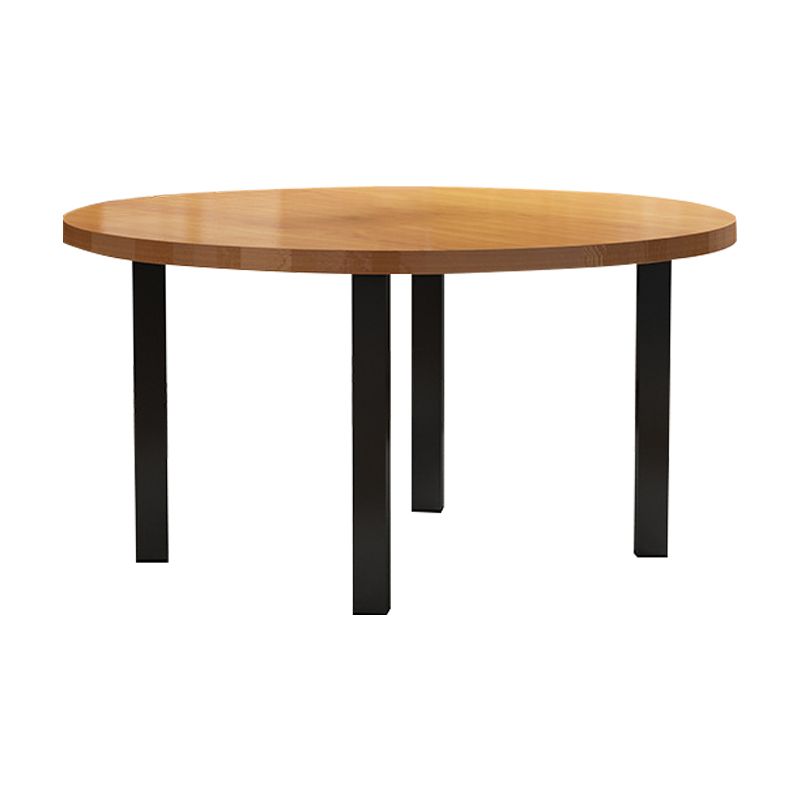 Solid Wood Round Dining Table Set 1/2/5 Pieces Dinette Set for Home