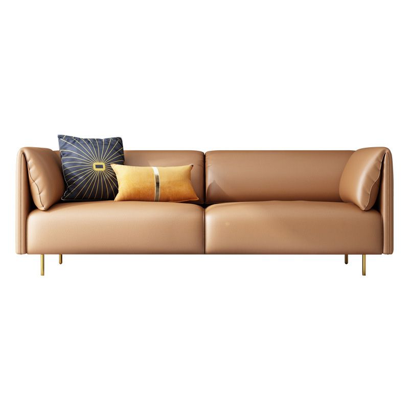 Kissen-Top Arm-Sofa Modernismus Kunstleder 28,35-Zoll hohes Sofa