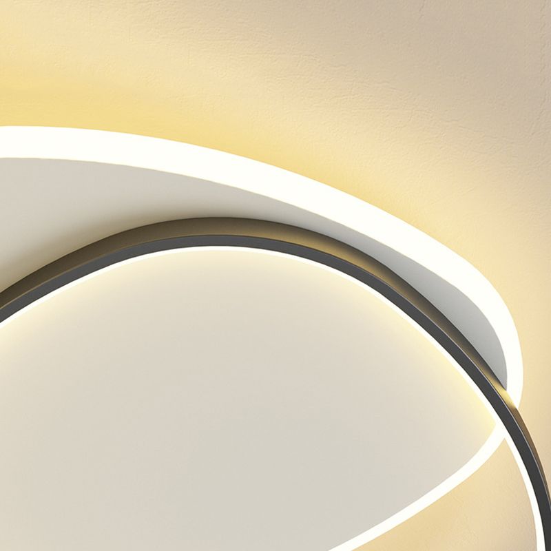 Le métal circulaire a mené la lumière affleurante menée par style moderne d'appareils d'éclairage de plafond de bâti affleurant