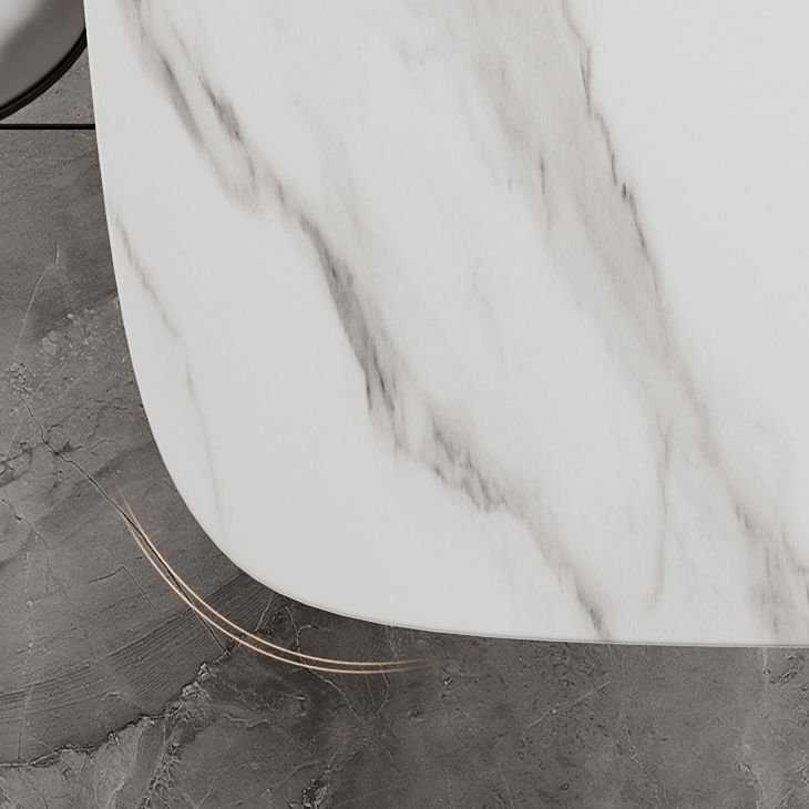 Contemporary Dining Set 1/4/5/7 Pcs Dining Table Set with Sintered Stone Top