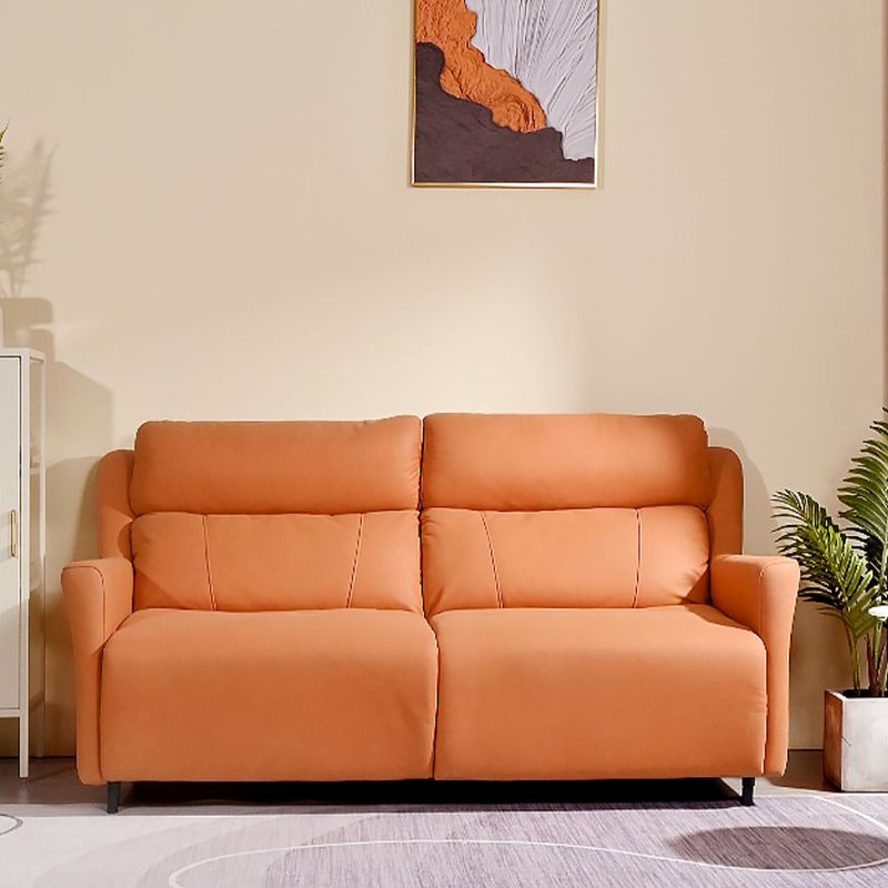 Scandinavian Sleeper Sofa Faux Leather Futon Sleeper Sofa Bed