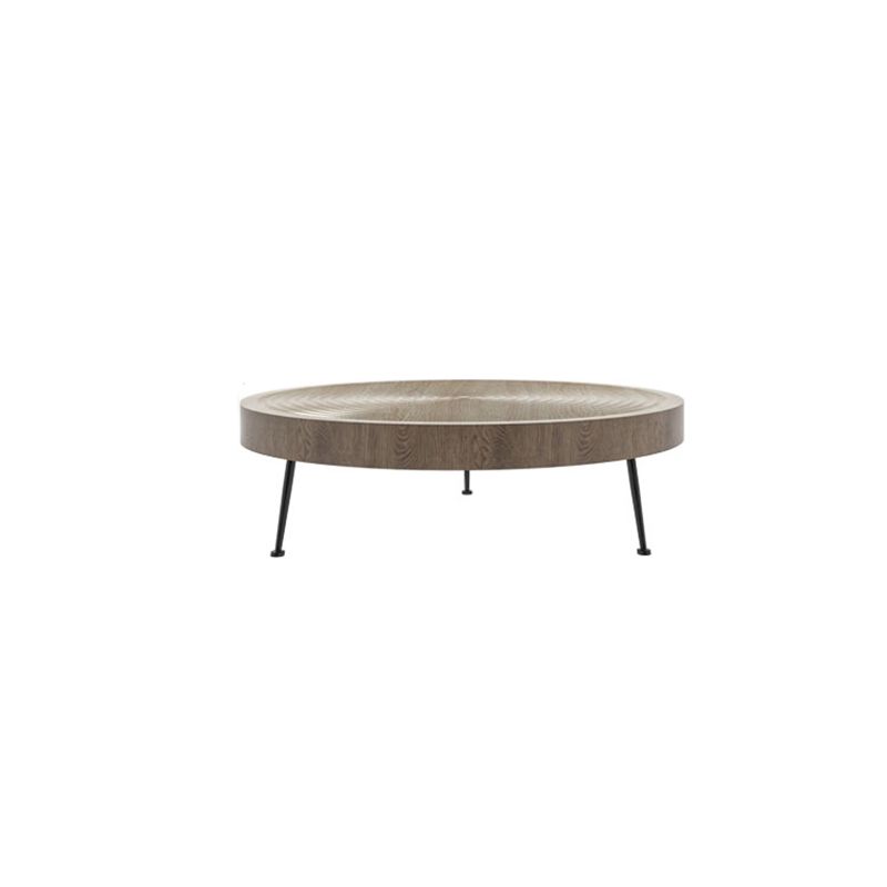 Round Wooden Coffee Table North European 3 Legs Coffee Table