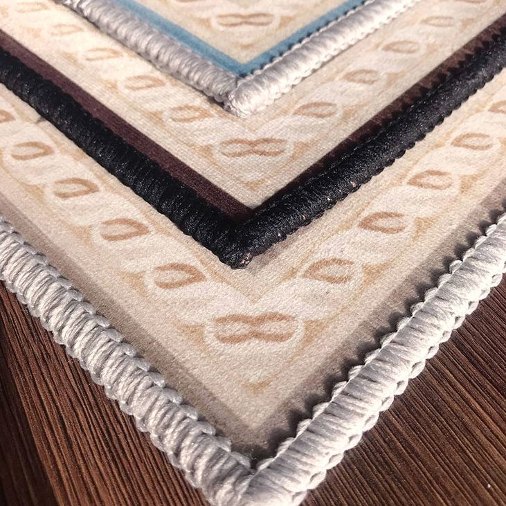 Nostalgie etnisch bedrukt tapijt multicolor polyester gebied tapijt niet-slip achterste tapijt voor woonkamer