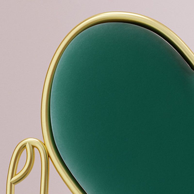 Sillas laterales de comedor con respaldo abierto de diseño escandinavo Sillas de comedor de tela