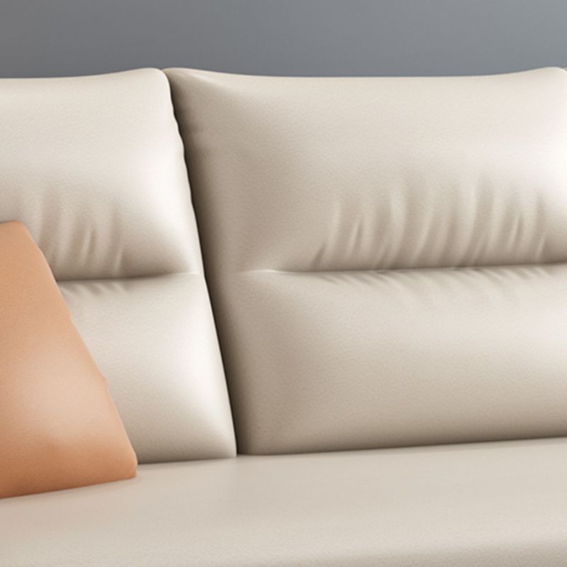 Contemporary Foldable Futon Sleeper White Futon Sleeper Sofa with Storage