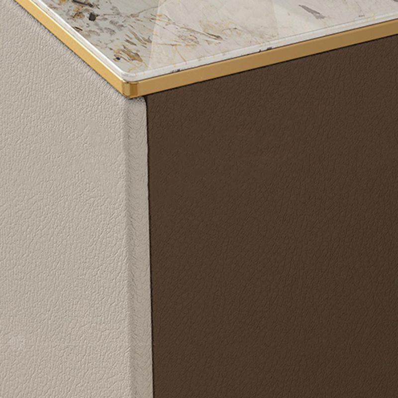 Classic Glam Storage Chest Dresser Stone Dresser with Drawers