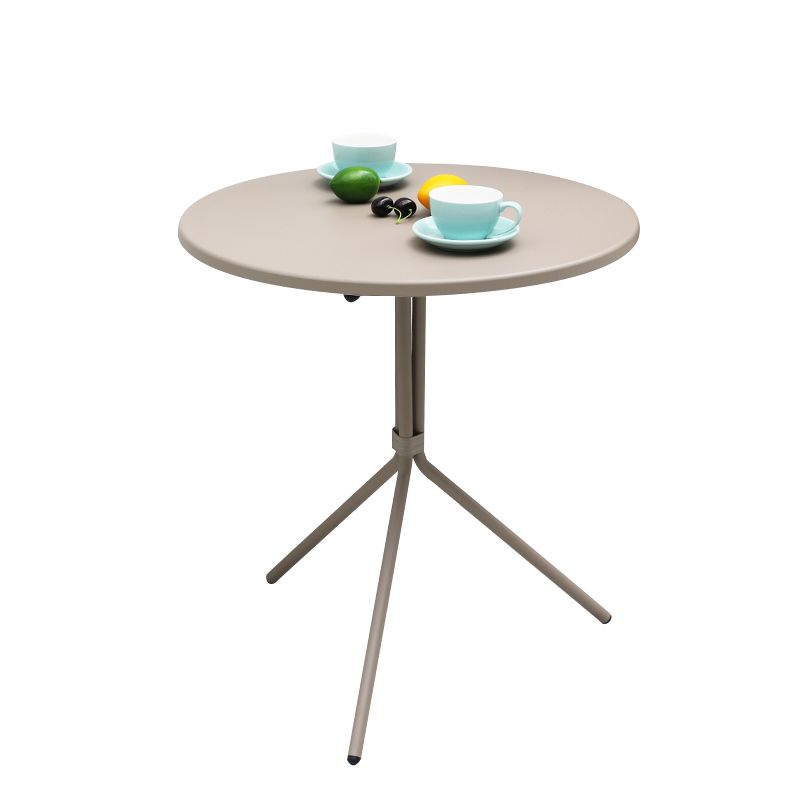 Contemporary Style 1/5 Pcs Bistro Set Metal Round Bistro Table Set